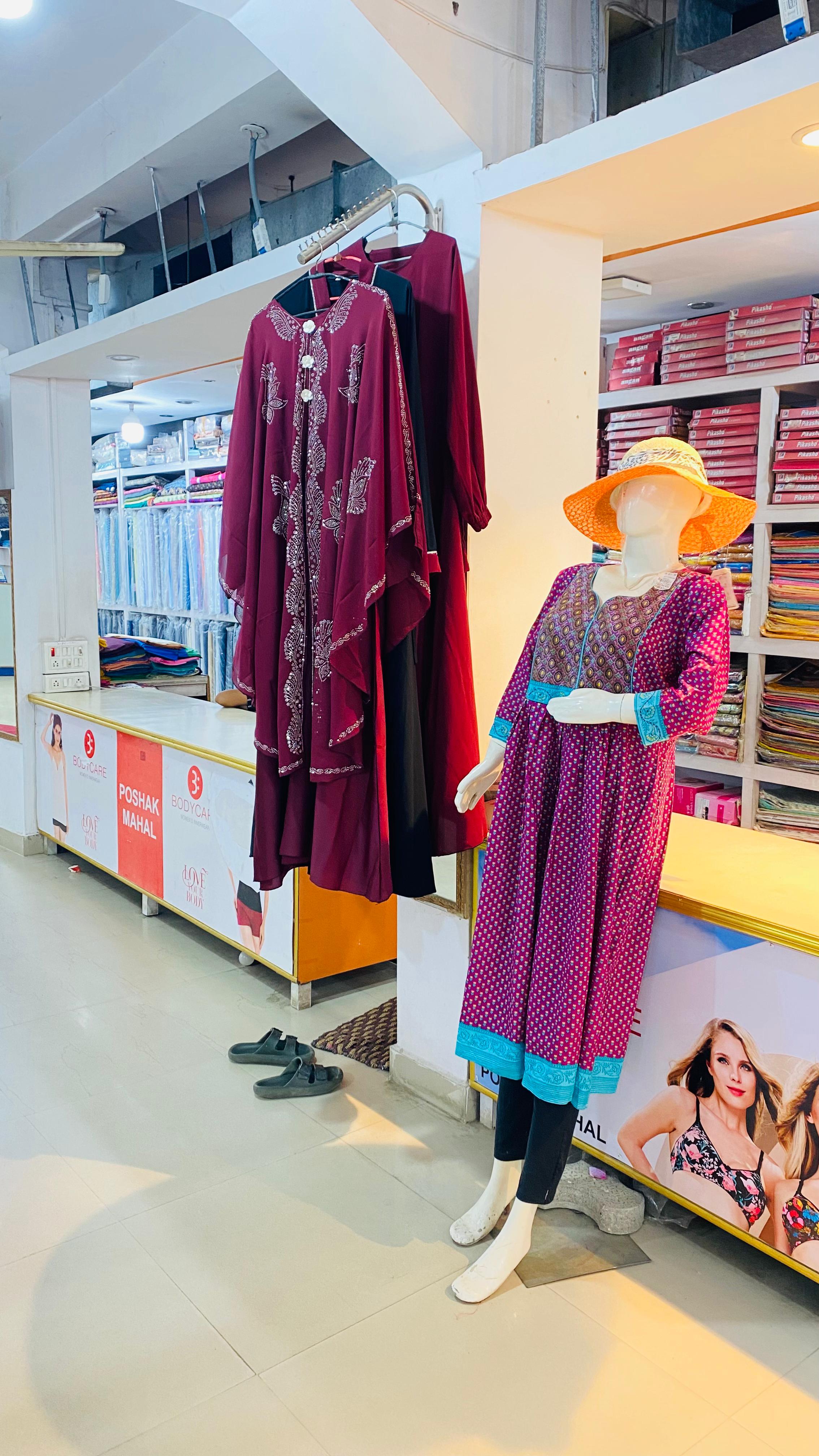 Poshak Mahal store interior with luggage
